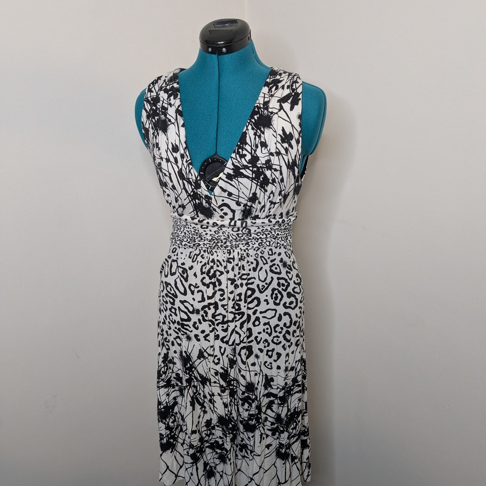 Karen Kane Black and White Stretch Dress size S